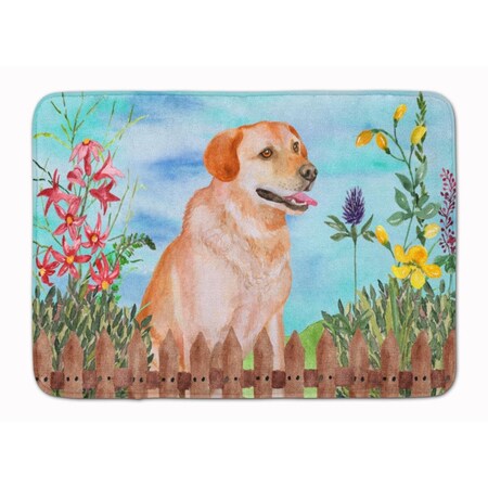 Jensendistributionservices Labrador Retriever Spring Machine Washable Memory Foam Mat MI2551473